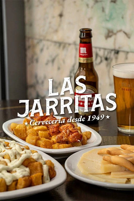 Fotografía gastronómica de raciones del restaurante Las Jarritas realizada por AMG Madrid agencia de marketing gastronómico